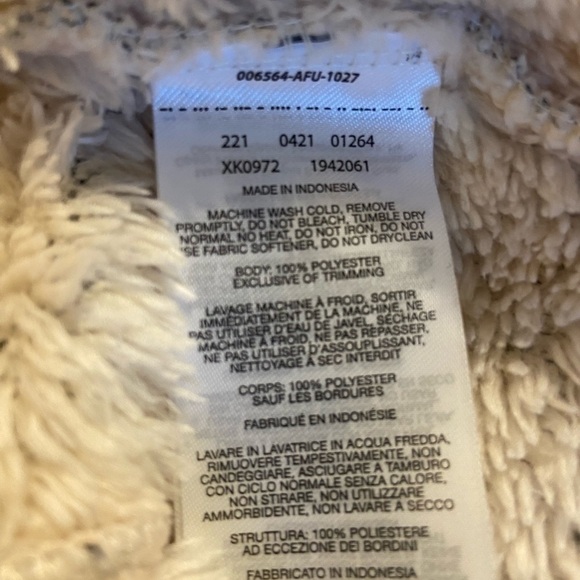 Columbia Women’s Cream Colored Sherpa Jacket Size Medium - Picture 5 of 6